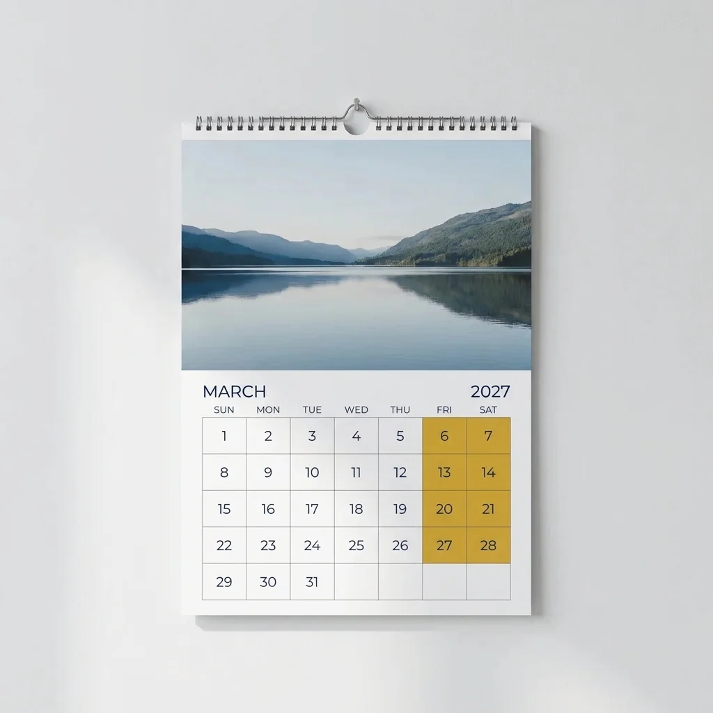 Wall calendar
