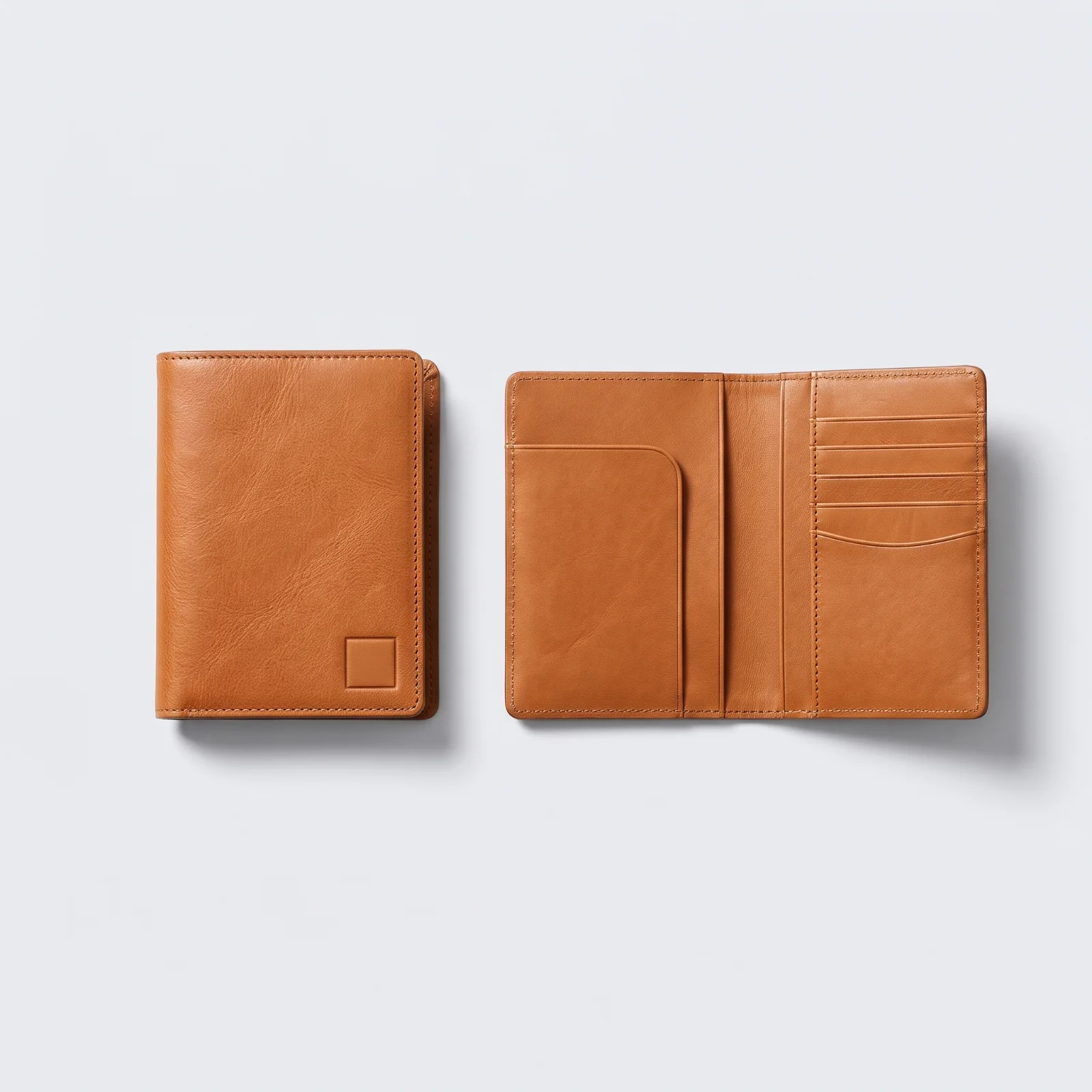 Leather passport holder